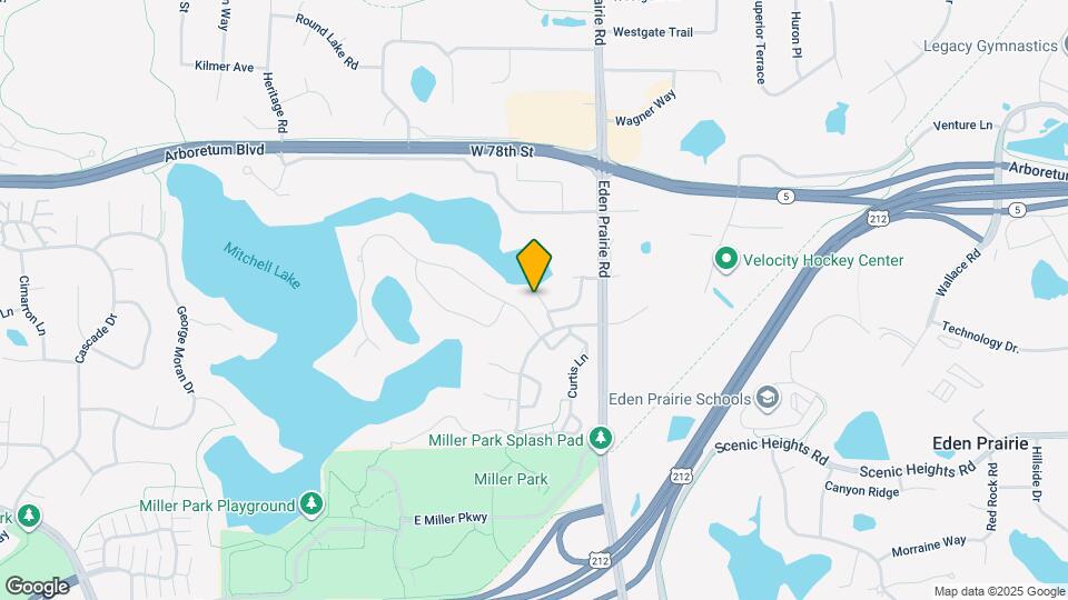 8004 Timber Lake Dr Mapa y Detalles de la Ubicación