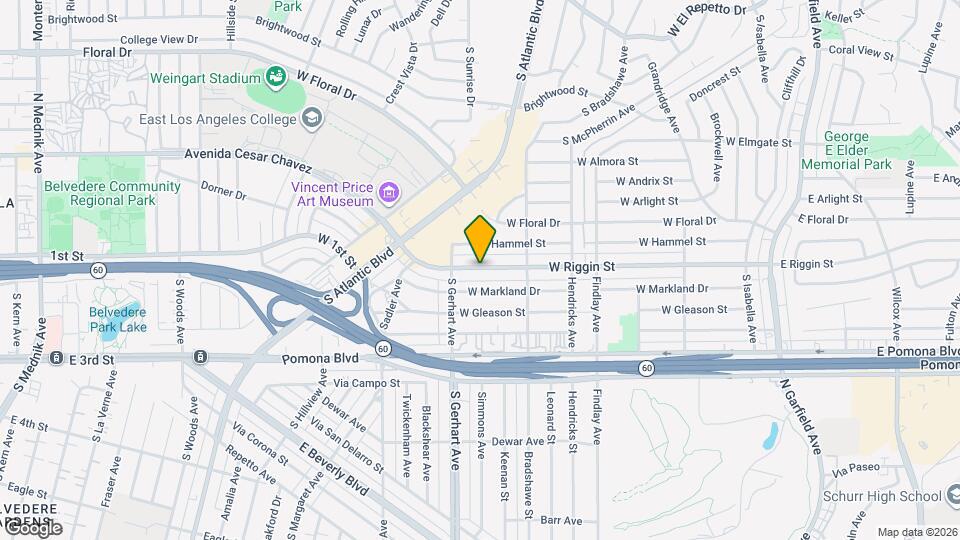 652 W Riggin St, Unit 2nd floor Map and Location Details