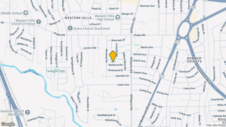 8108 Redwood Dr Map and Location Details