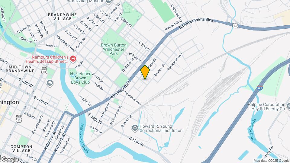 1321 E 23rd St Map and Location Details