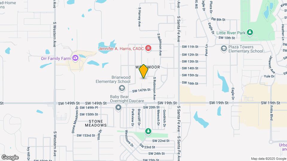 14700 S Harvey Ave Mapa y Detalles de la Ubicación