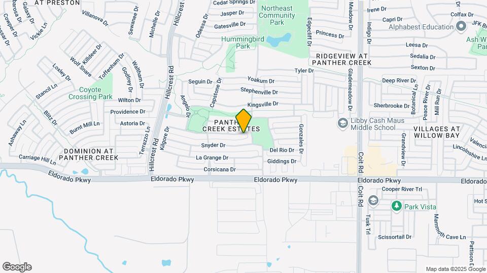 11661 Mansfield Dr Map and Location Details