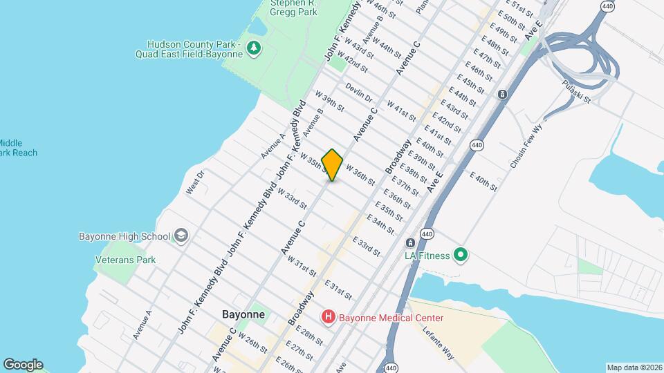 790 Avenue C Map and Location Details