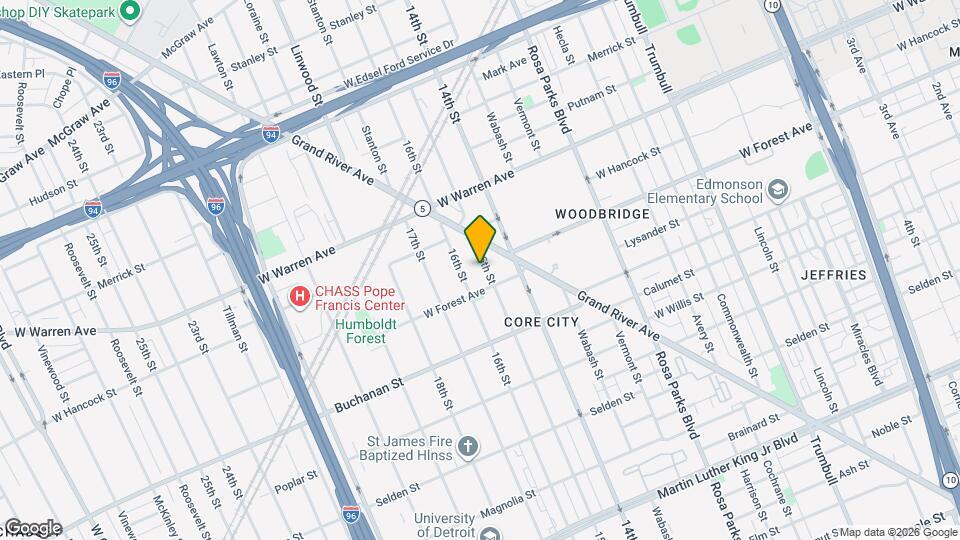 4641 15th St Map and Location Details