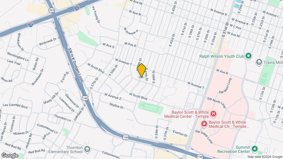 2109 S 49th St Map and Location Details