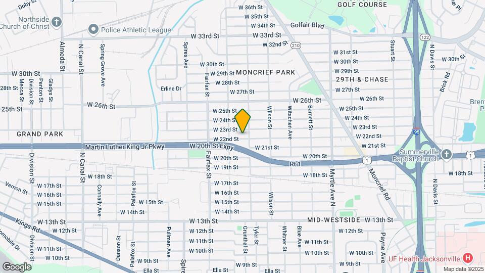 1623 W 22nd St Map and Location Details