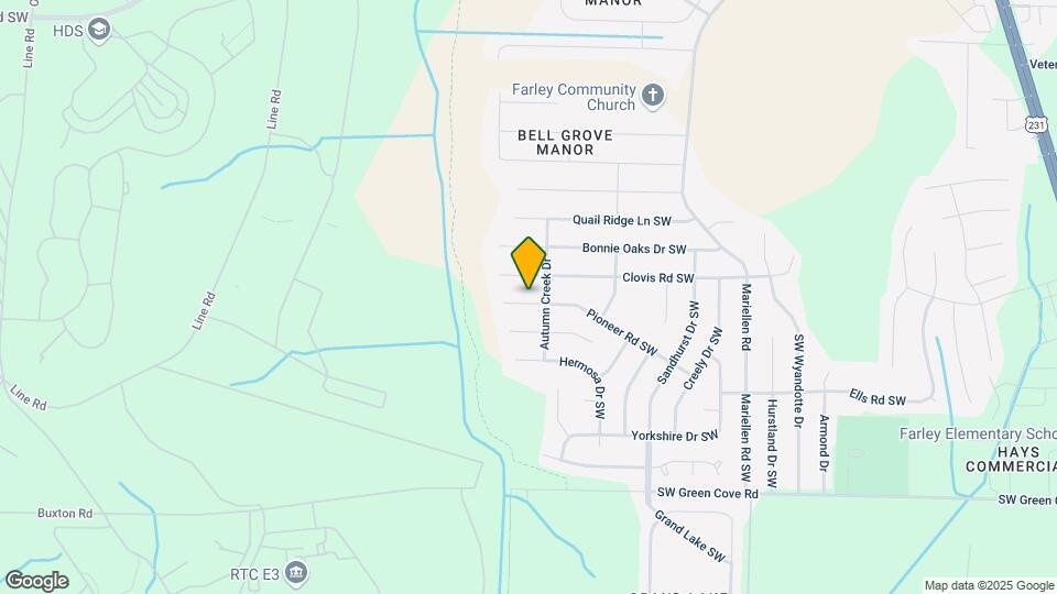 2604 Pioneer Rd SW Map and Location Details