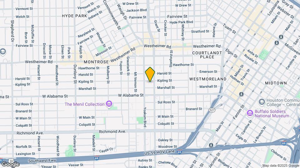 3600 Montrose Blvd Map and Location Details