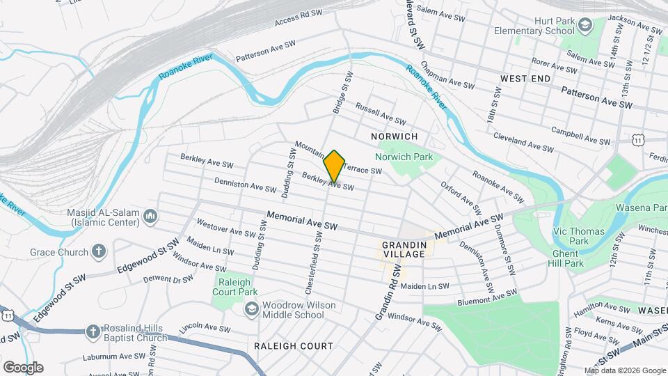 2148 Berkley Ave SW Map and Location Details