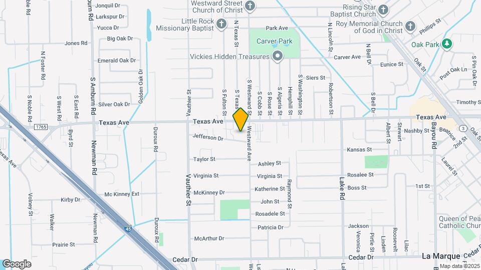 3010 Jefferson Dr Map and Location Details