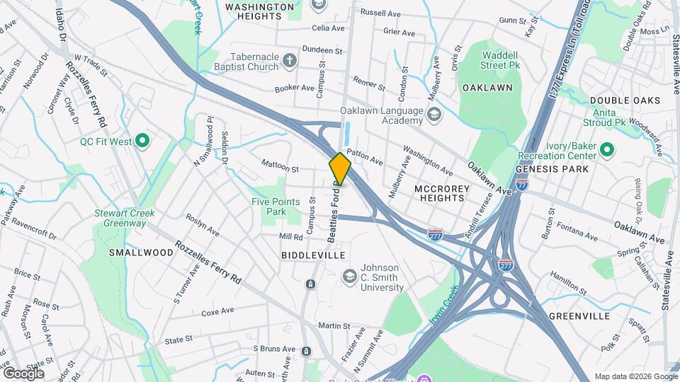 546 Beatties Ford Rd Map and Location Details