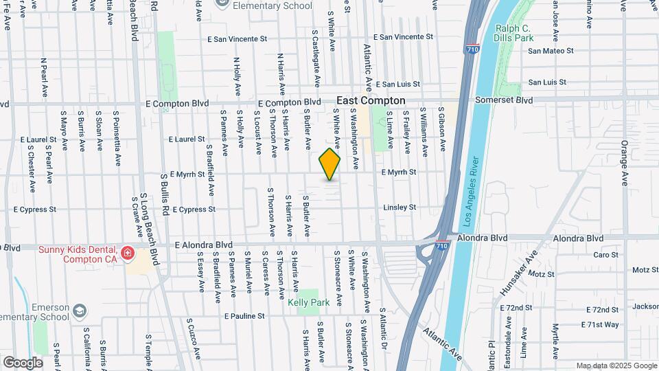 15519 S White Ave Map and Location Details