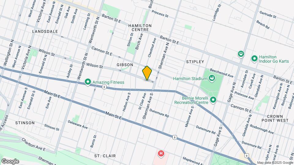 708 Wilson St Map and Location Details