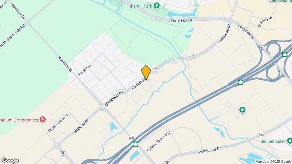 1235 Creekway Private Map and Location Details