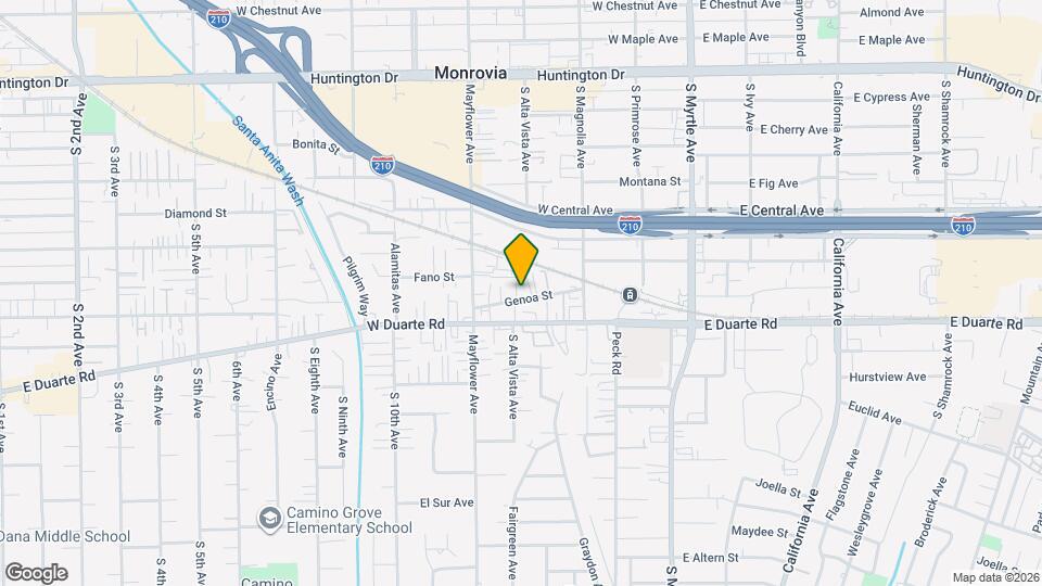 405 Genoa St Map and Location Details