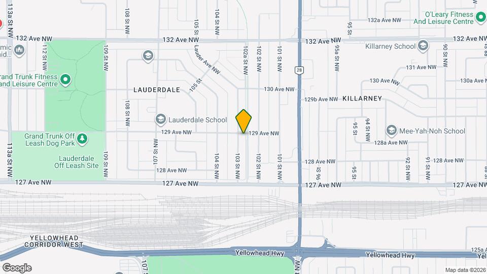 12847 103 St NW Map and Location Details