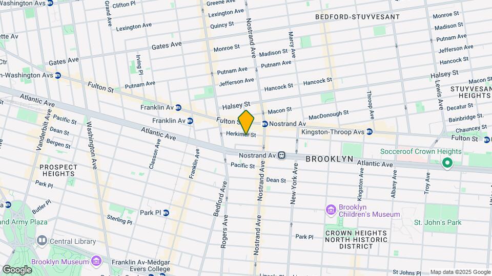 68 Herkimer St Map and Location Details