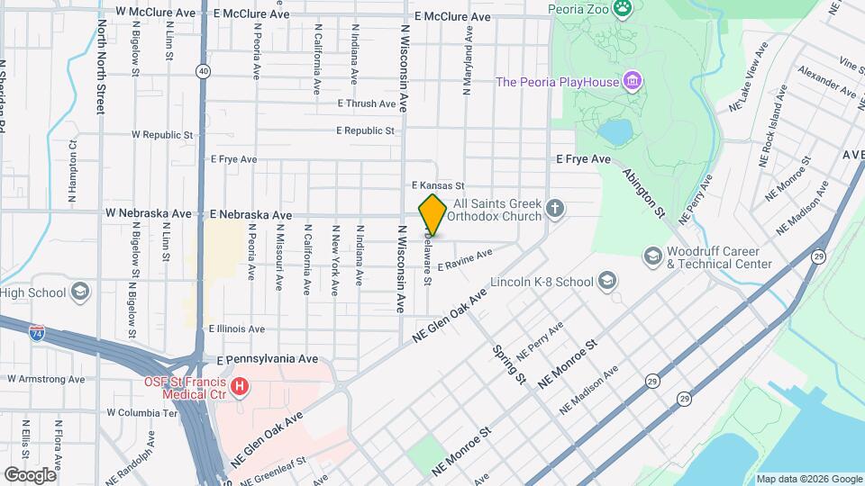 900 E Behrends Ave Map and Location Details