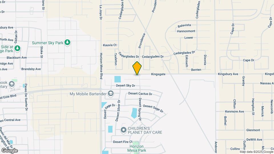 14289 Desert Orchid Dr Map and Location Details
