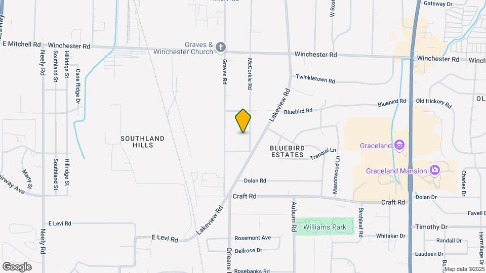 3661 McCorkle Rd Map and Location Details