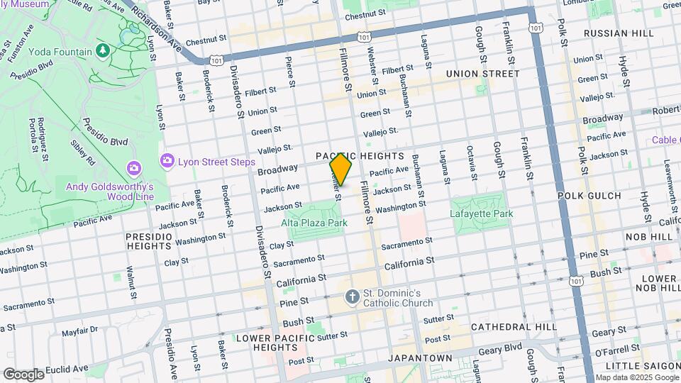 2490 Jackson St Map and Location Details