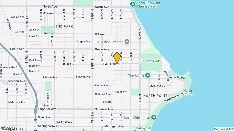 515 Bluff Ave, Unit 515 Bluff Ave Lower Mapa y Detalles de la Ubicación