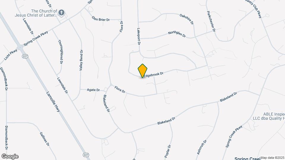 204 Edgebrook Dr Map and Location Details