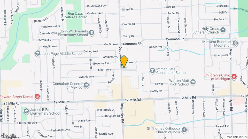 1957 Nicholas Ct Map and Location Details