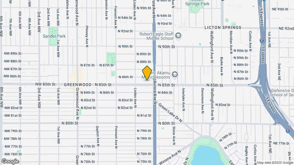 936 N 85th St Map and Location Details