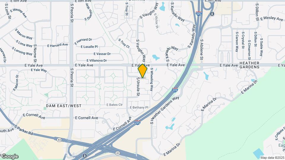 13058 E Amherst Ave Map and Location Details