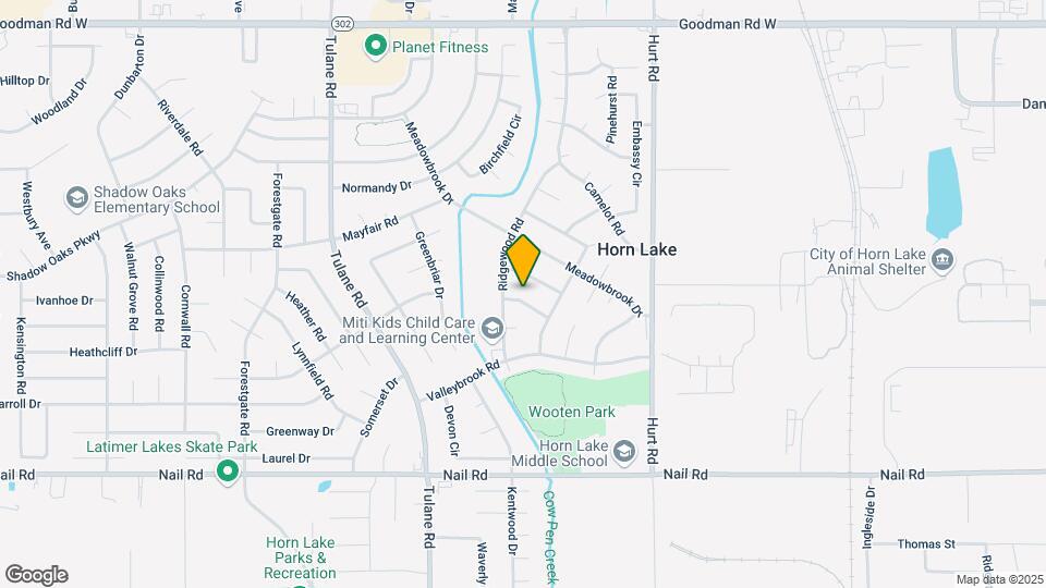 2710 Shady Grove Dr Map and Location Details