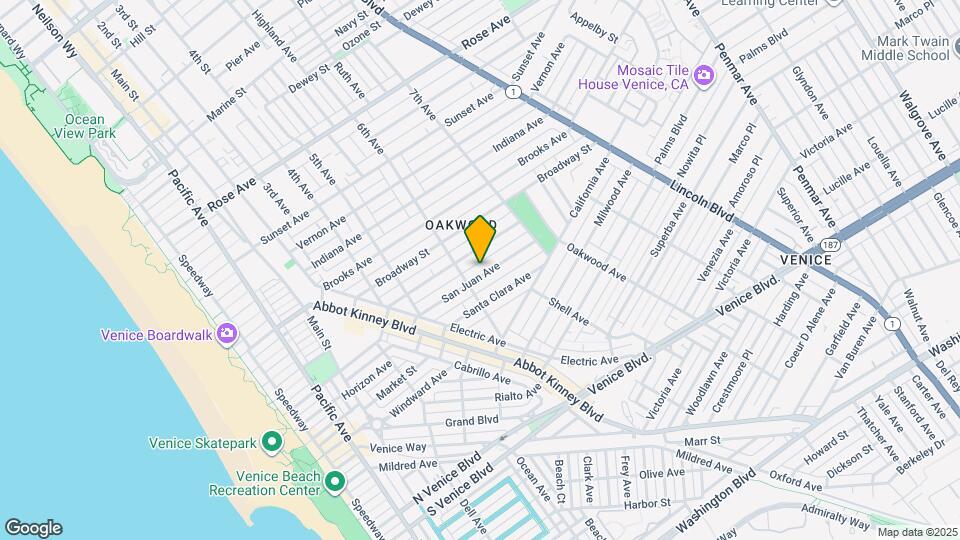 619 San Juan Ave Map and Location Details