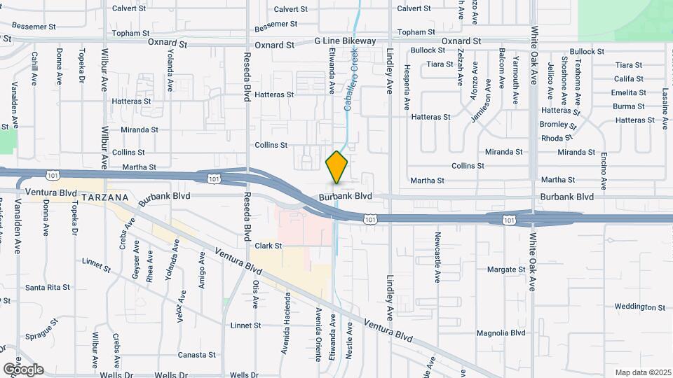 Tarzana Villas Mapa y Detalles de la Ubicación