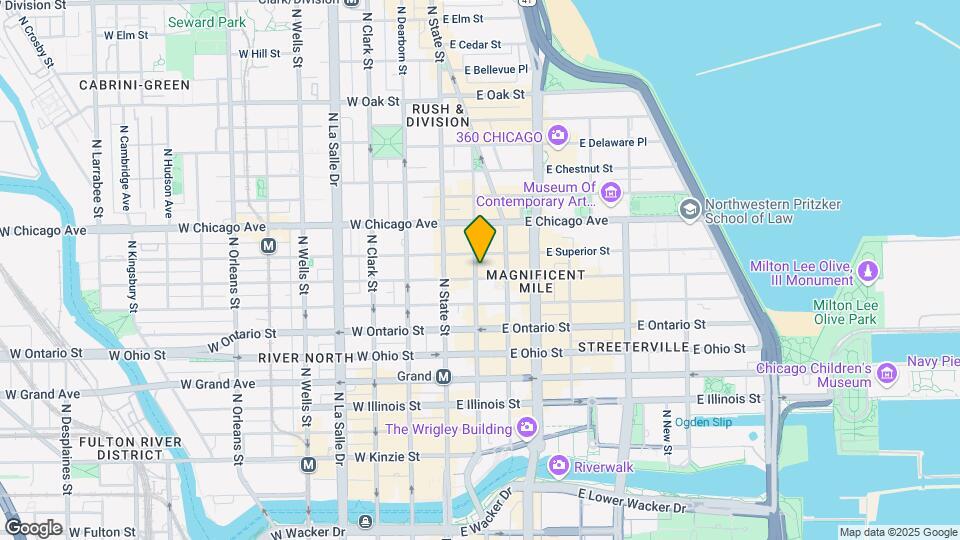 30 E Huron St, Unit A Mapa y Detalles de la Ubicación