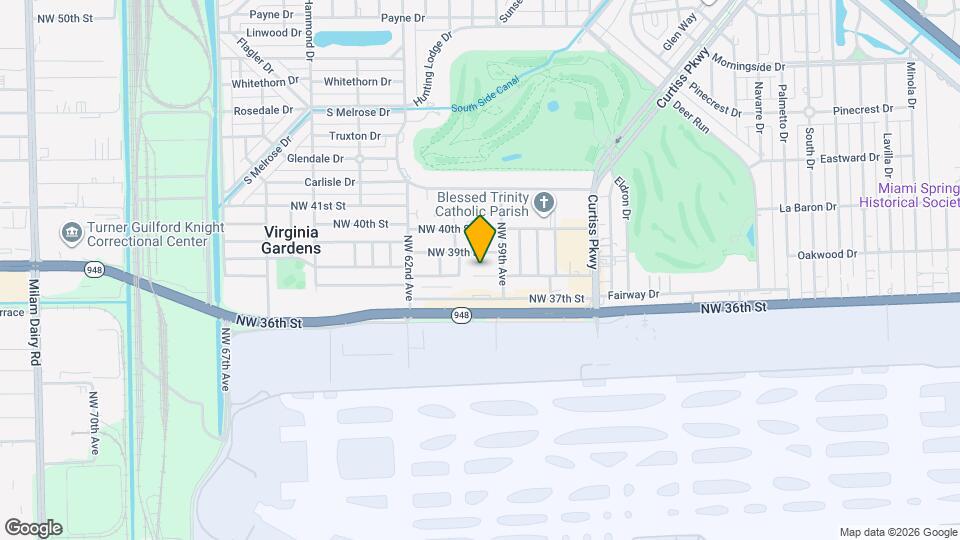 5945 NW 38th St Map and Location Details