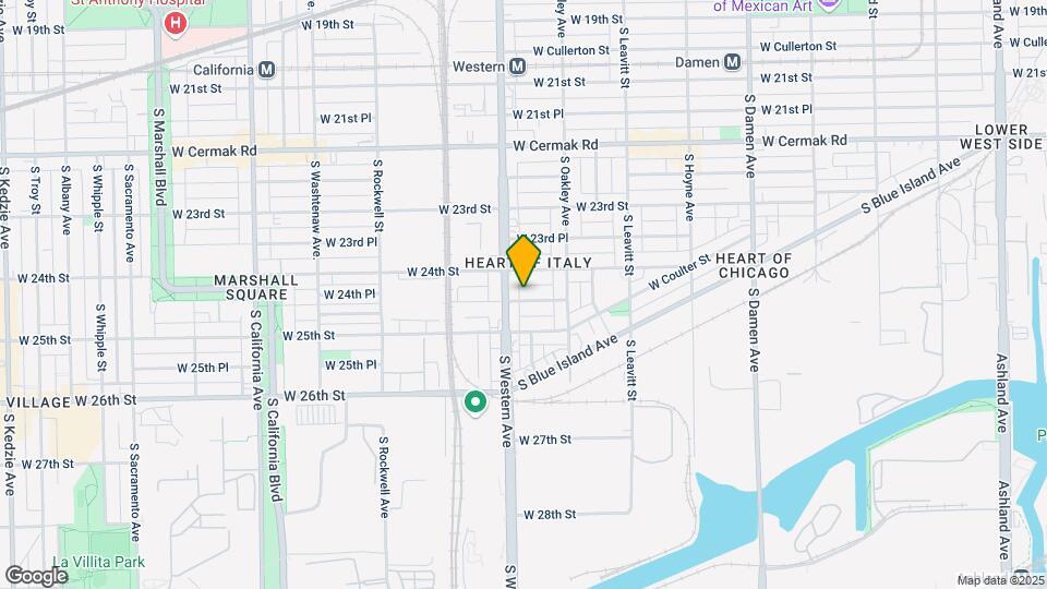 2344 W 24th Pl Mapa y Detalles de la Ubicación