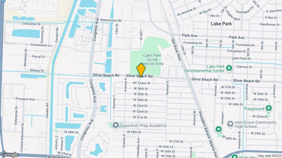 1489 Silver Beach Rd Map and Location Details