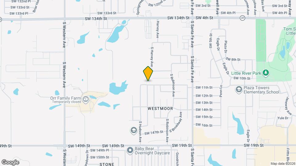 317 Southwest 141st Street Map and Location Details