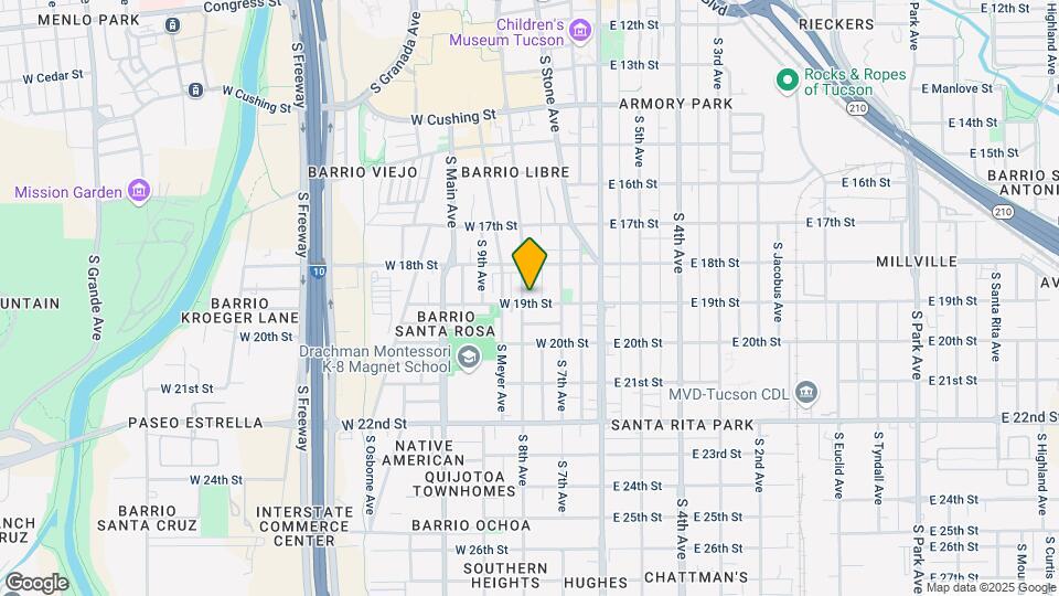 839 S 8th Ave Map and Location Details