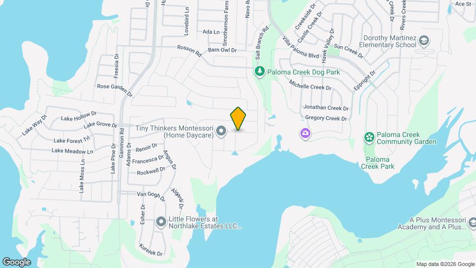 1800 Lake Grove Dr Map and Location Details