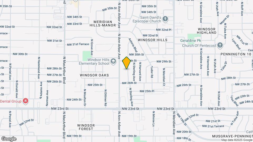 2809 Windsor Blvd Map and Location Details