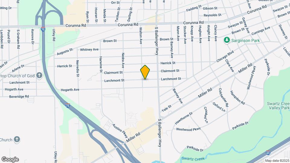 3717 Larchmont St Map and Location Details