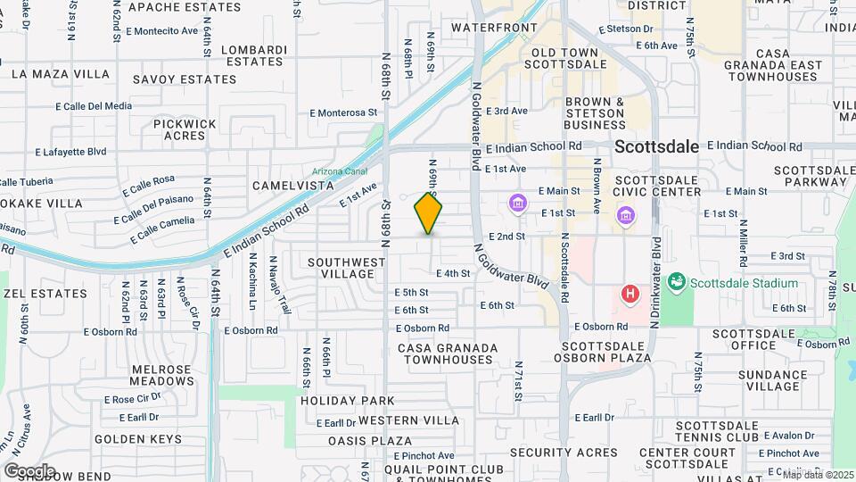 6841 E 2nd St Map and Location Details