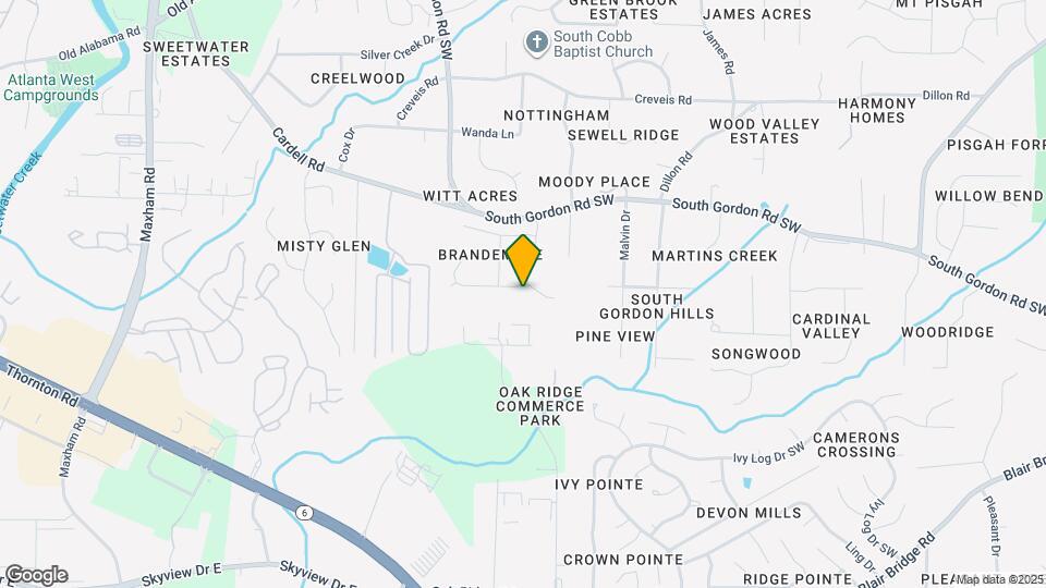 1757 Brandemere Dr SW Map and Location Details