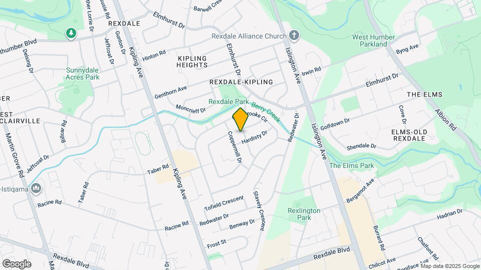 22 Gladsmore Crescent Map and Location Details