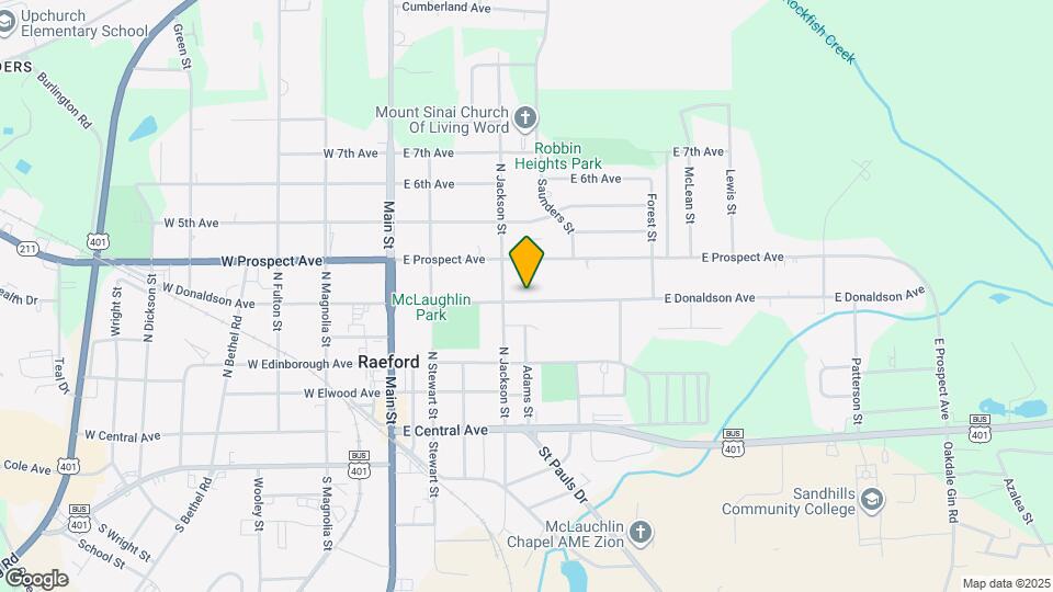 413 E Donaldson Ave Map and Location Details