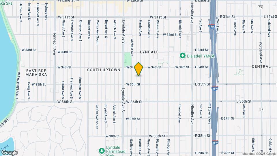 3428 Harriet Apartments Map and Location Details