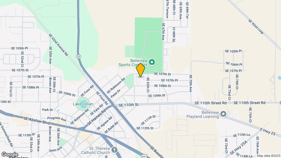 6407 SE 108th St Map and Location Details