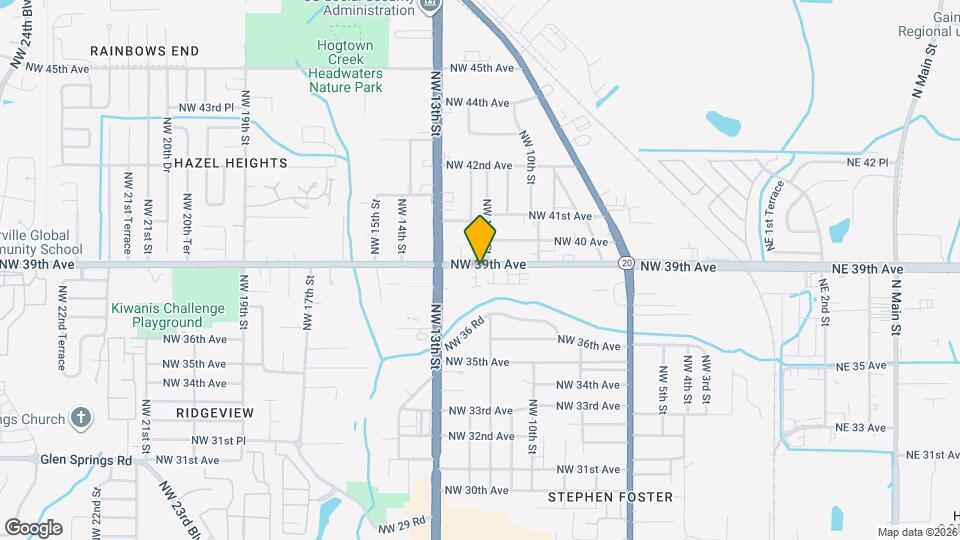 1213 NW 39th Ave Map and Location Details