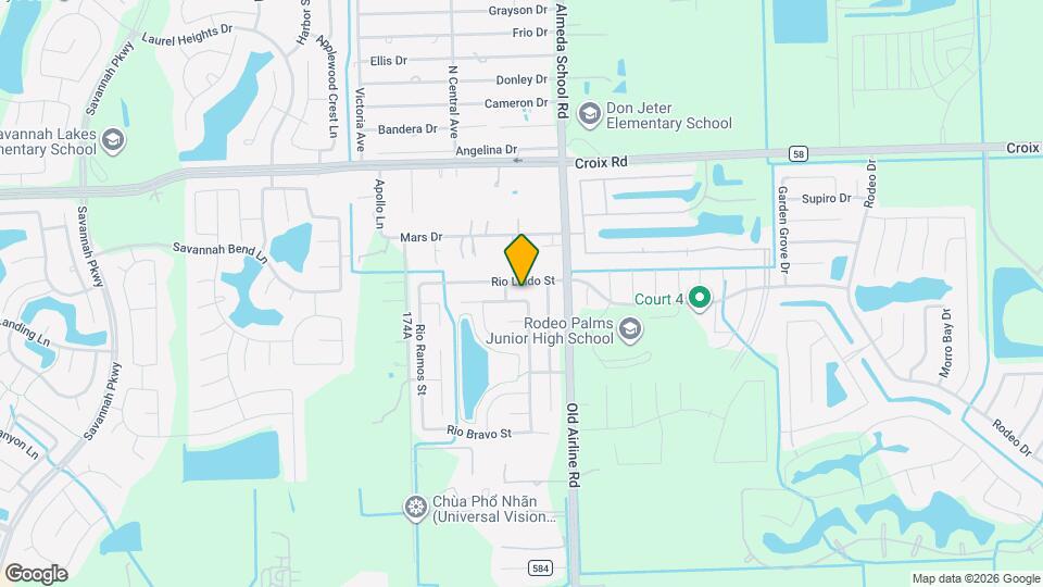 12605 Rio Brazos St Map and Location Details